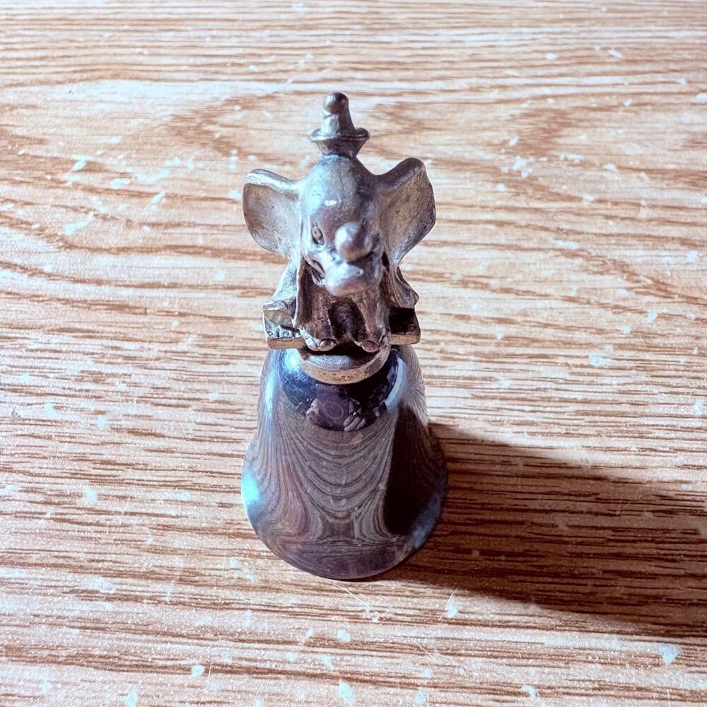 New England Collector's Society Silver Plated Disney Bell Dumbo The Elephant